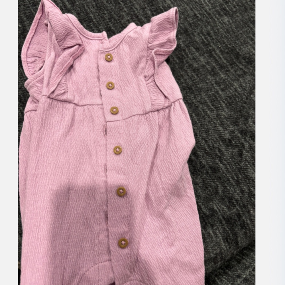 Carter's Pink Ruffled Bodysuit